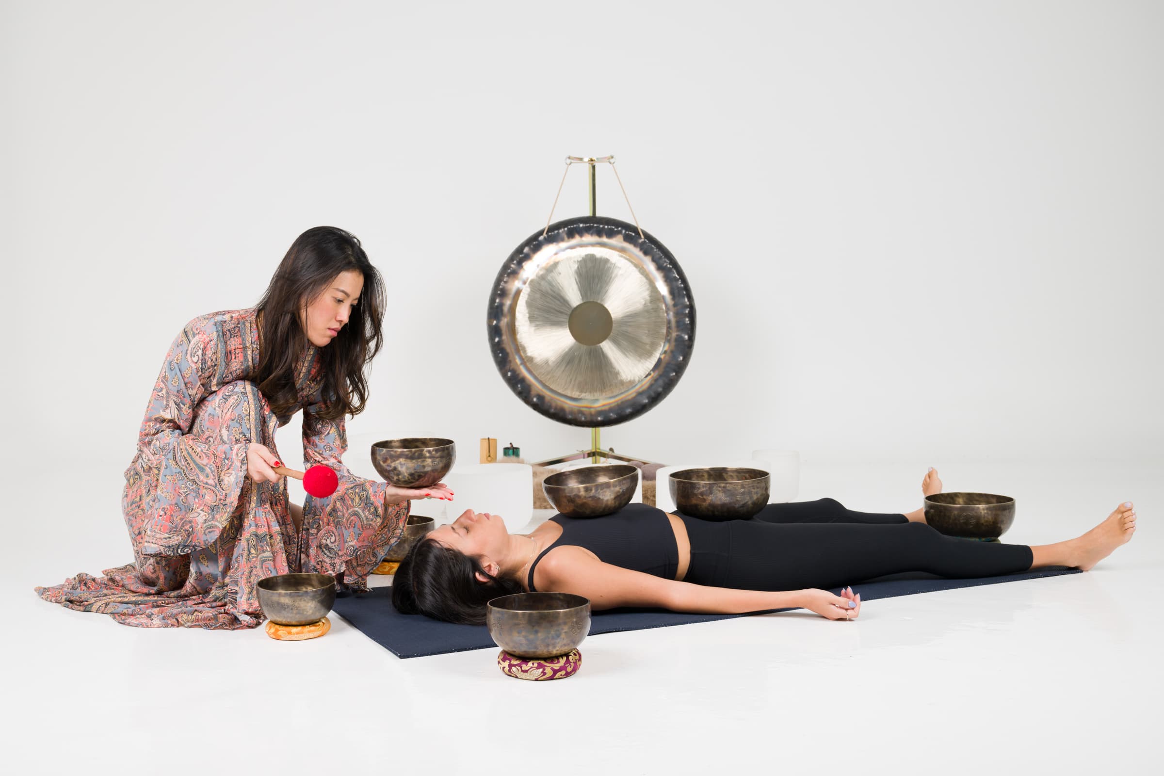 Sound healing session